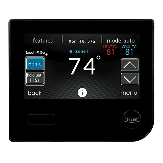 Bryant Evolution™ Connex™ Thermostat (Black)